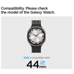 Θήκη Spigen SGP BEZEL TUNE DIVER για SAMSUNG GALAXY WATCH 8 (44 MM) - ΜΑΥΡΟ - ACS10008
